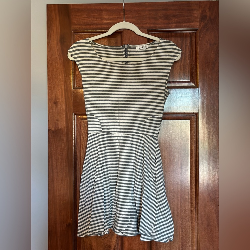 Boutique Striped T shirt dress